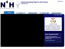 Tablet Screenshot of n4hresearch.com